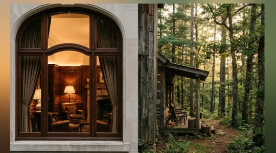 Contraste entre hébergement traditionnel et hébergement insolite au Québec