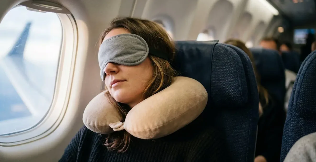Repos pendant un vol long-courrier pour gérer le décalage horaire